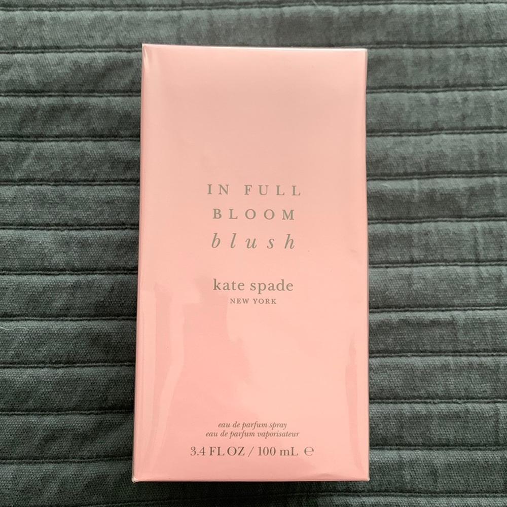 💯Auth Kate Spade in full bloom blush 3.4oz LARGE eua de parfume spray bottle